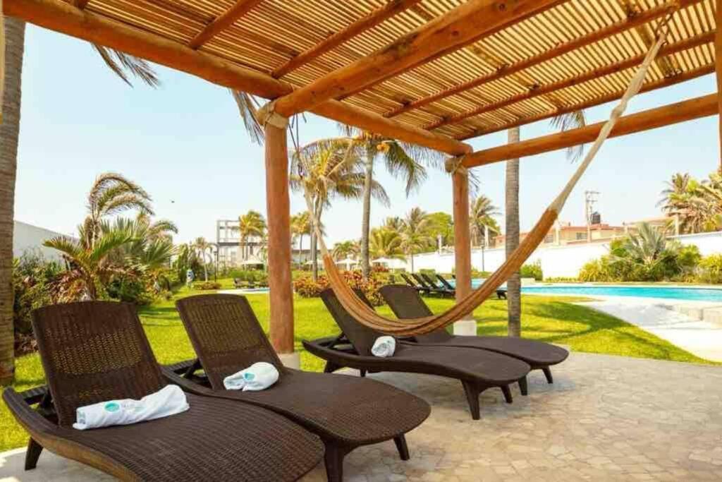 Hermoso Apartamento Con Club De Playa Acapulco Bagian luar foto